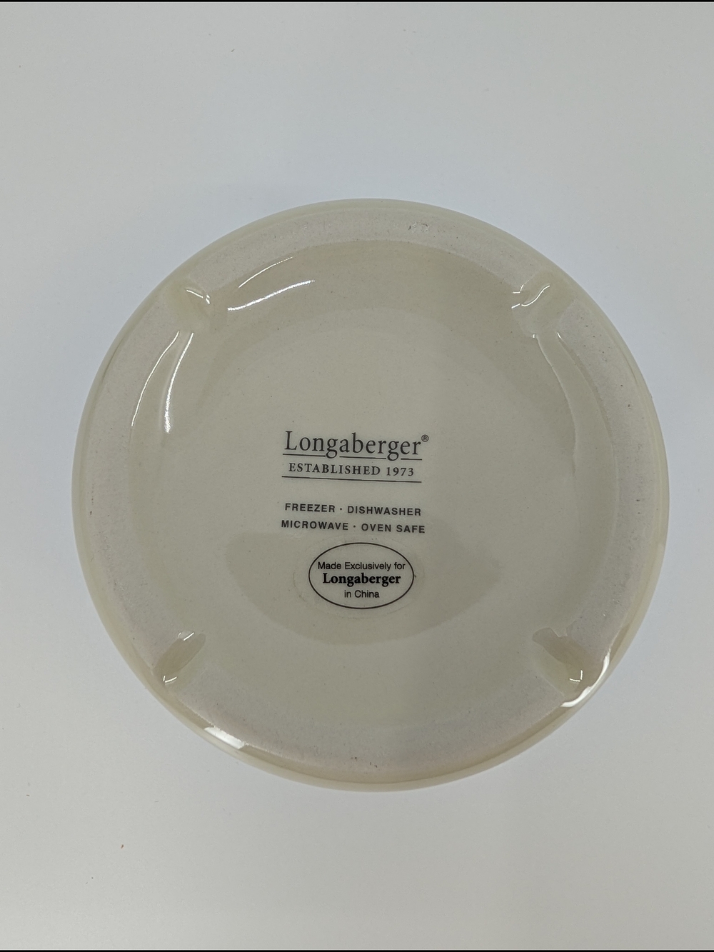 Longaberger Stoneware Pottery Berry Fruit Medley Botanical 1-Pint Crock & Lid - Picture 9 of 10